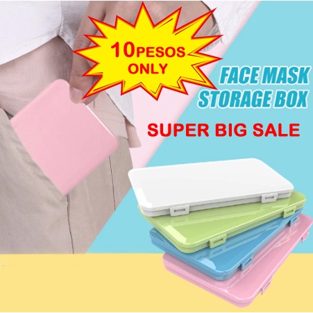 Face Mask Storage Case Box faceMask Cover Bag Portable Holder Mouth ...