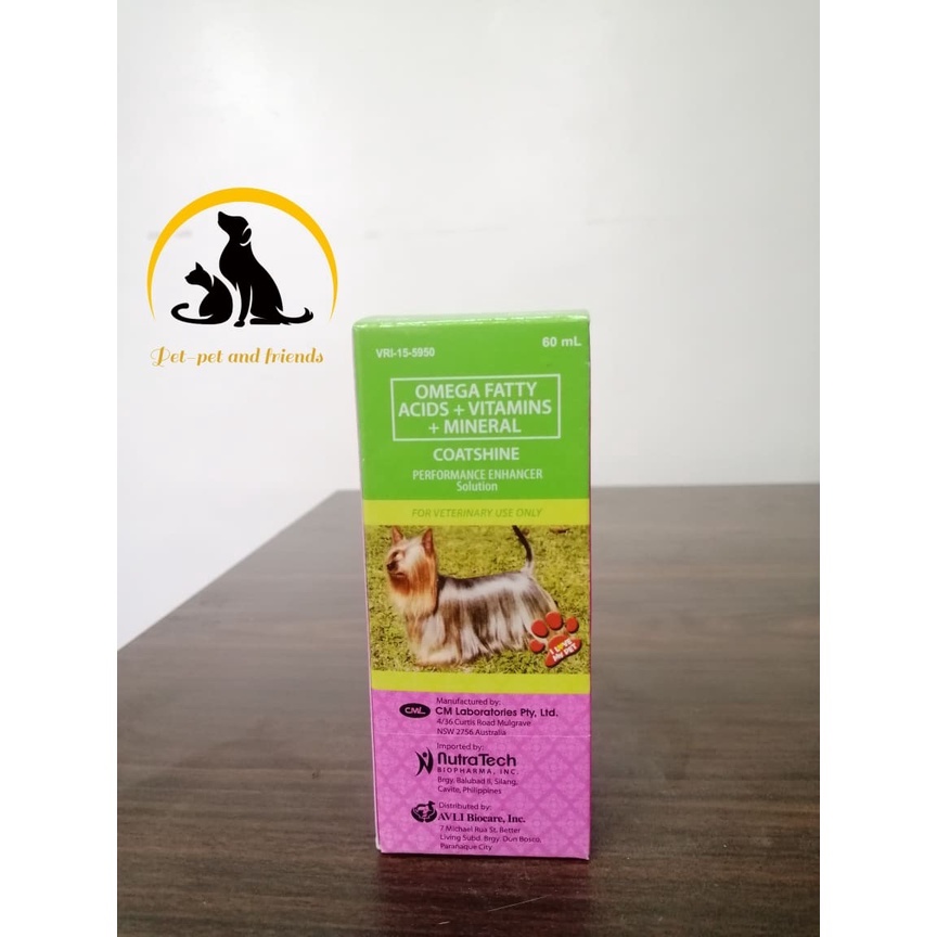 Coatshine (Omega Fatty Acids +Vitamins +Mineral ) Shopee Philippines