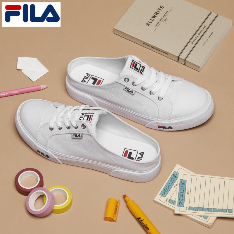 FILA Unisex New COMO Mule FS1SIB1277X White Sneakers Shopee Philippines