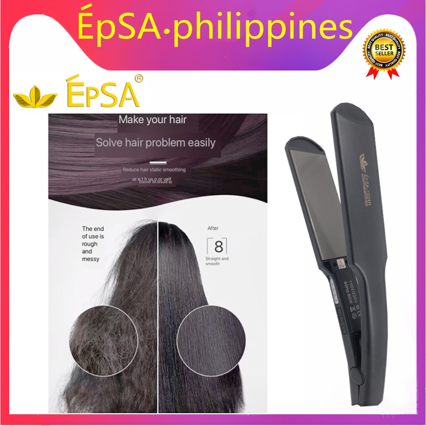 EpSA Professional heavy duty flat iron straight hair iron 1024R Shopee Philippines