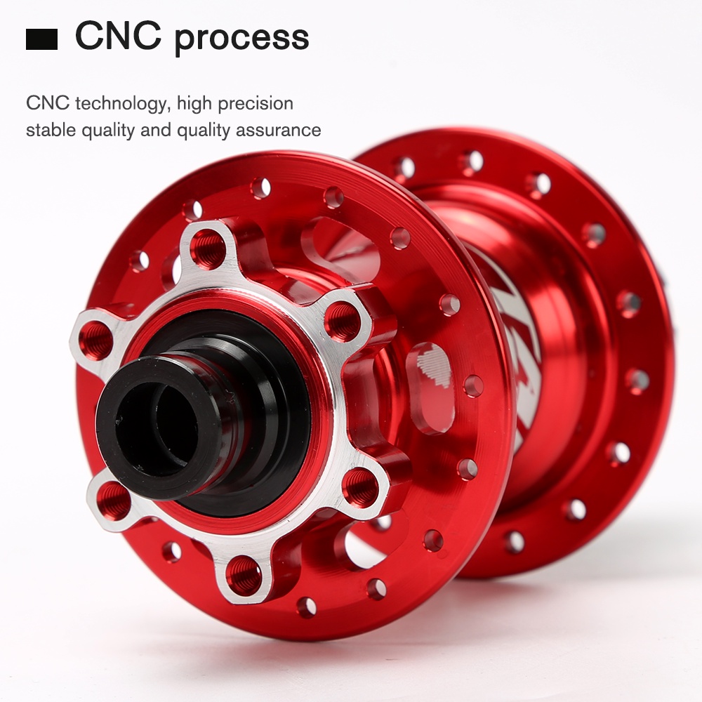 POLSO BMX Hub - 36H 6 Pawl 120 Sound Left/Right Driver, 5 Bearings, Aluminum Alloy (Oil Slick/Black/Red)