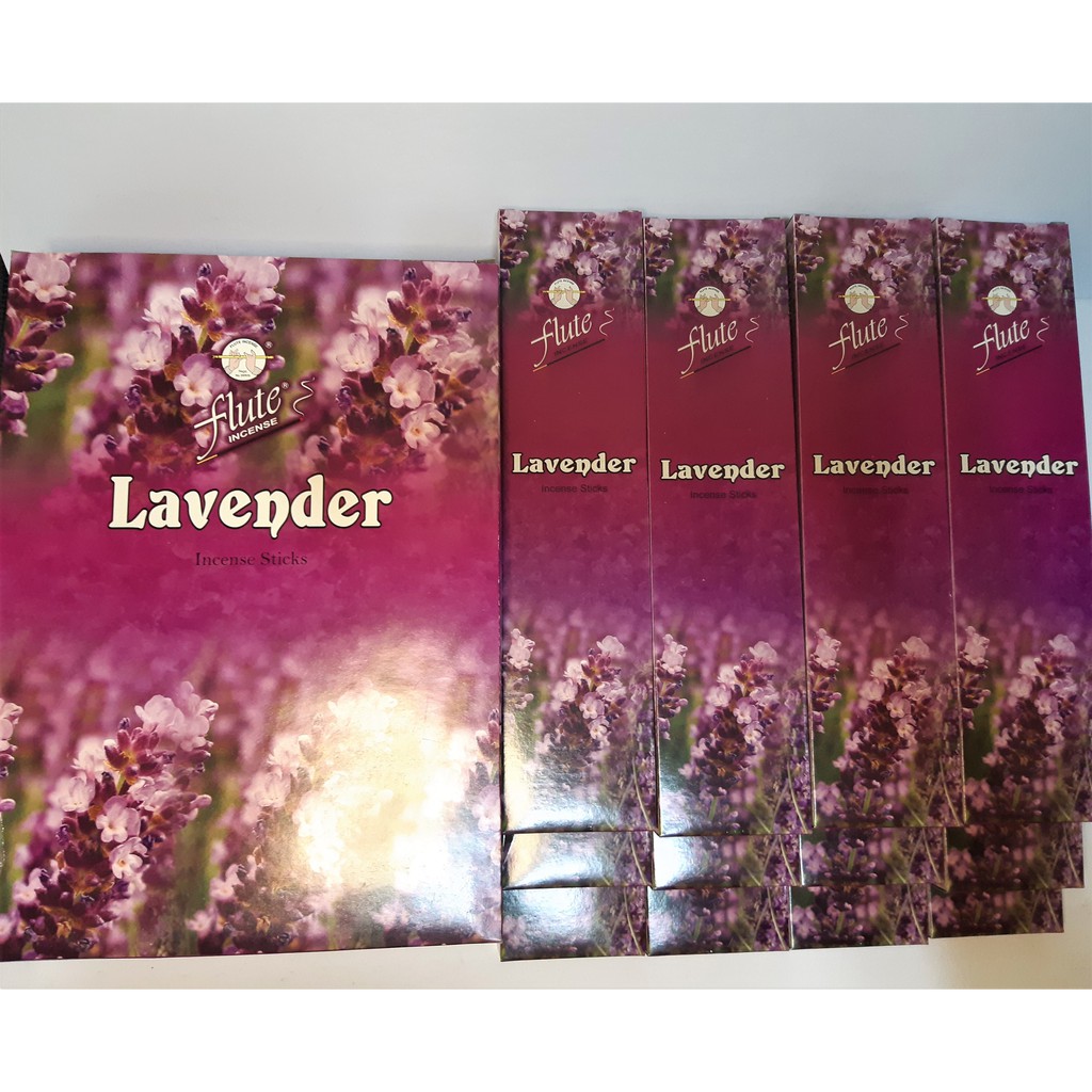 Flute Incense Pack Lavender, 20 sticks (flat box) Shopee Philippines