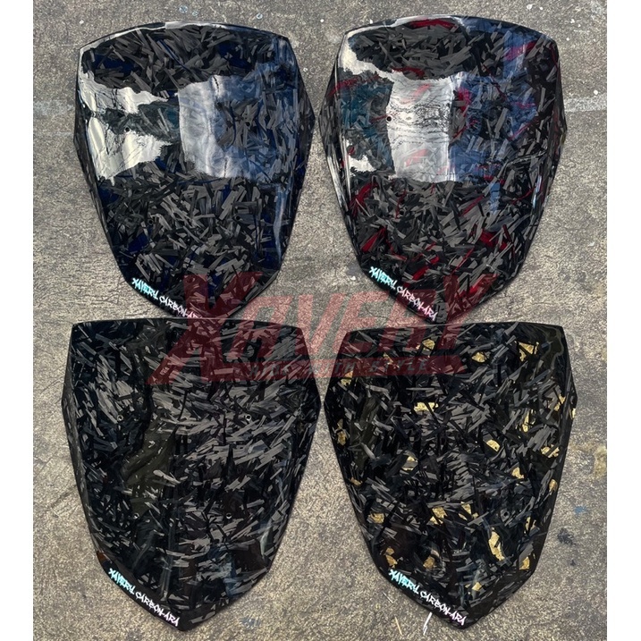 Forged Carbon Visor For Nmax V2 (Forged Colored)