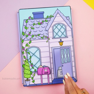 Barbie paper online house