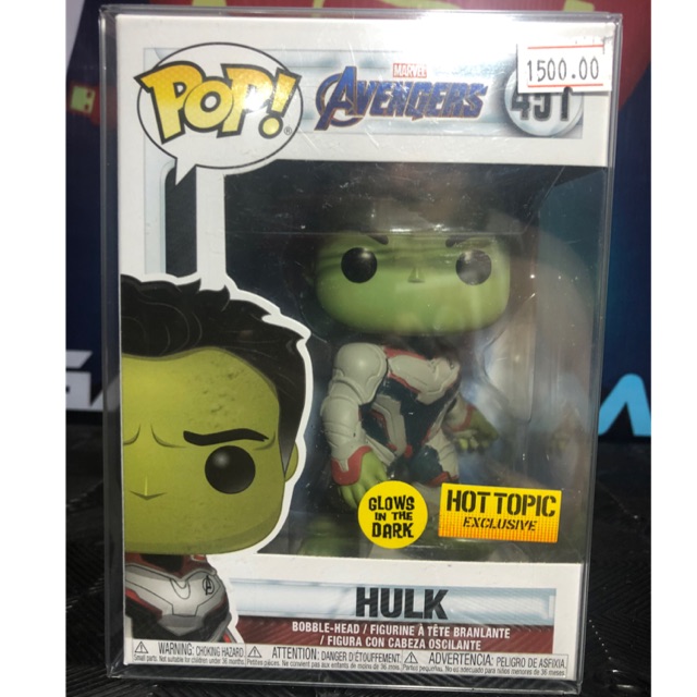 Funko Pop Avengers Hulk 451 Glows Hot topic