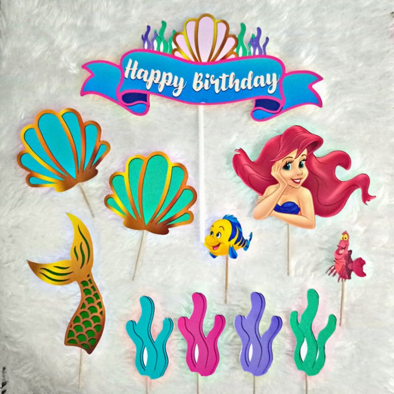 Mermaid Cake Topper Cake Toppers Cake Decoration Suga vrogue.co