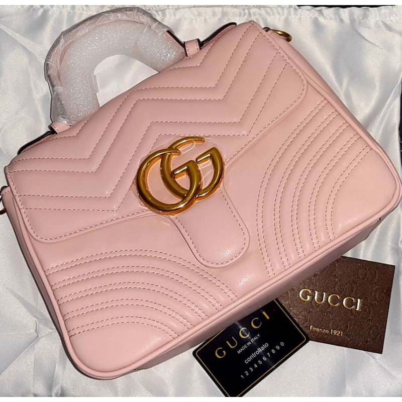 Gucci pink shop sling bag