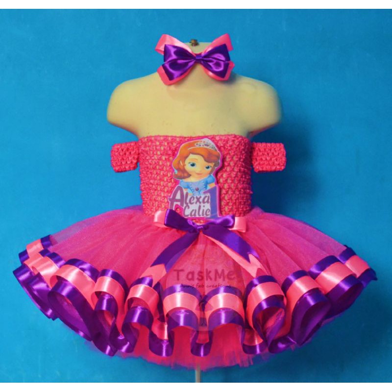 Sofia the first Tutu Dress 0 7yo Shopee Philippines