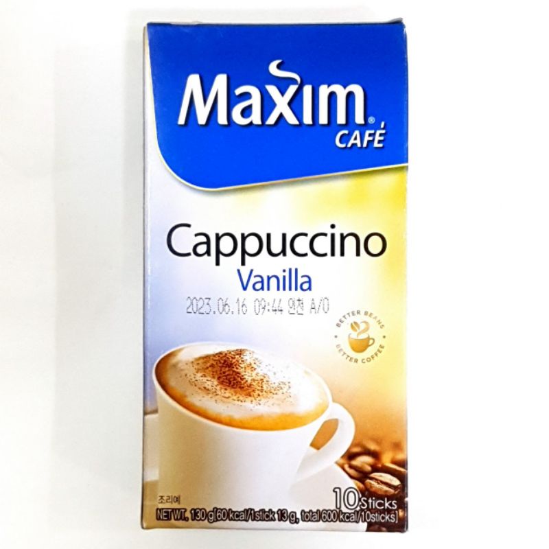 Maxim Cafe Coffee Mix 1Box (Caramel Macchiato, Hazelnut, Mocha Latte