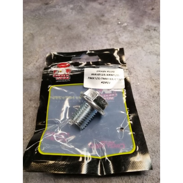 Oil Drain Plug, Drain Plug Bolt 17mm Wave,XRM,Dash,RS,Supra,TMX,CT100