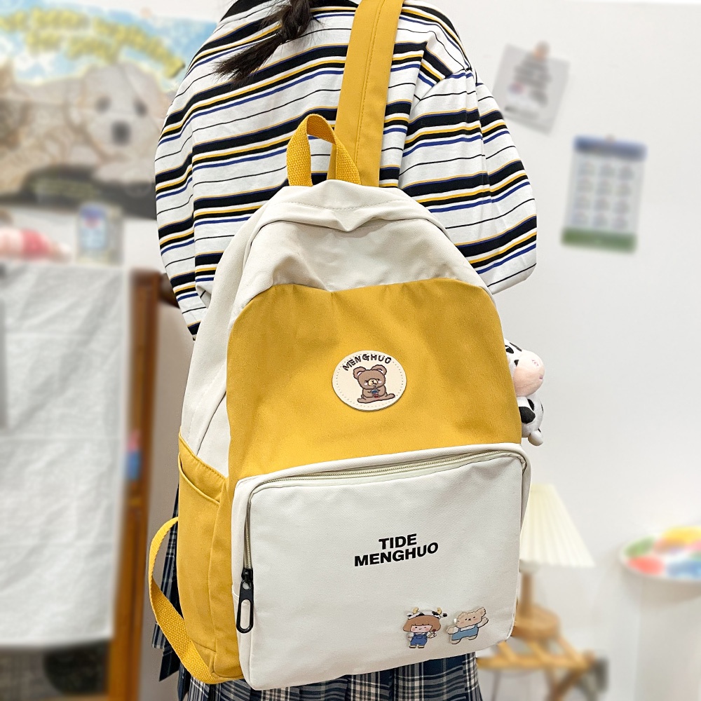 Cute yellow discount backpacks for school