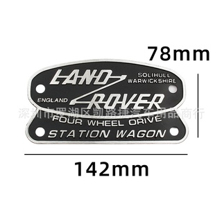 For Land Rover Defender 110th Anniversary front emblem 4WD station ...