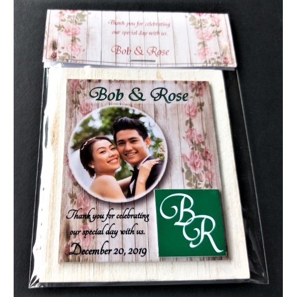 Wedding Souvenir Ref Magnet with Tag | Shopee Philippines