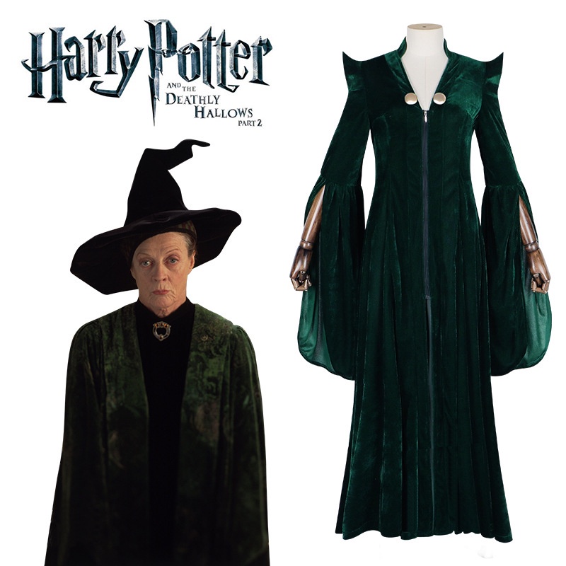 Harry Potter Cos Suit Minerva McGonagall Professor Cosplay Suit ...