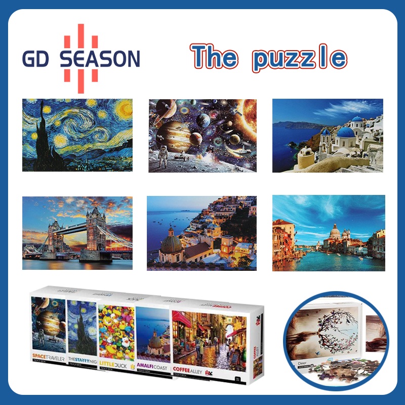 DIYPuzzle 1000 pieces high definition puzzle for adult and children