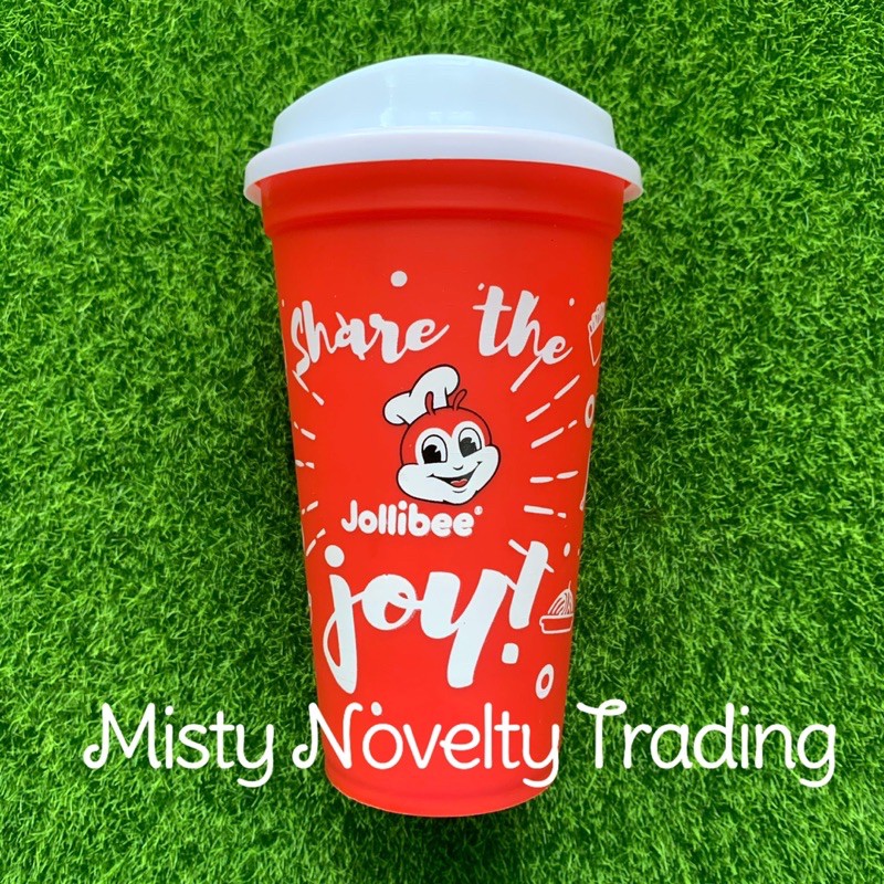 Jollibee Reusable Cup with Lid Shopee Philippines