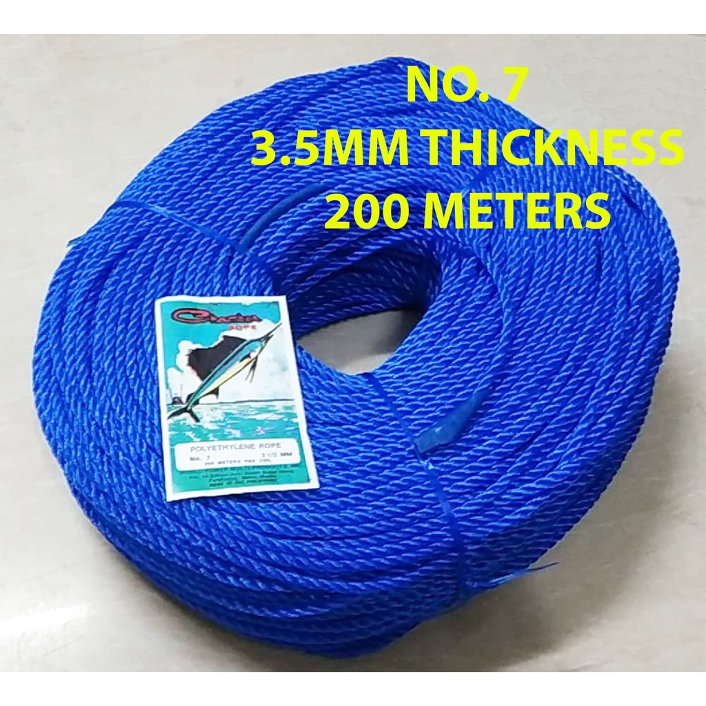 Polyethylene Nylon Rope #7 3.5mm 200meters