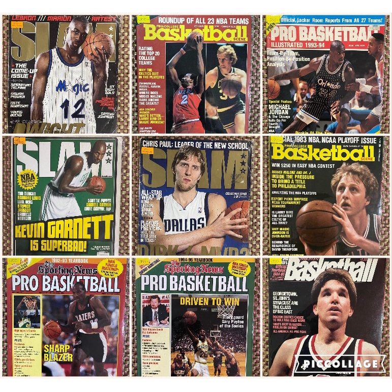 VINTAGE BASKETBALL MAGAZINES SET I | Shopee Philippines