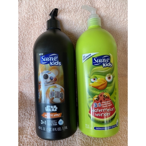 Suave Kids 3in1 Watermelon Wonder/Galactic Apple in 40oz Shopee