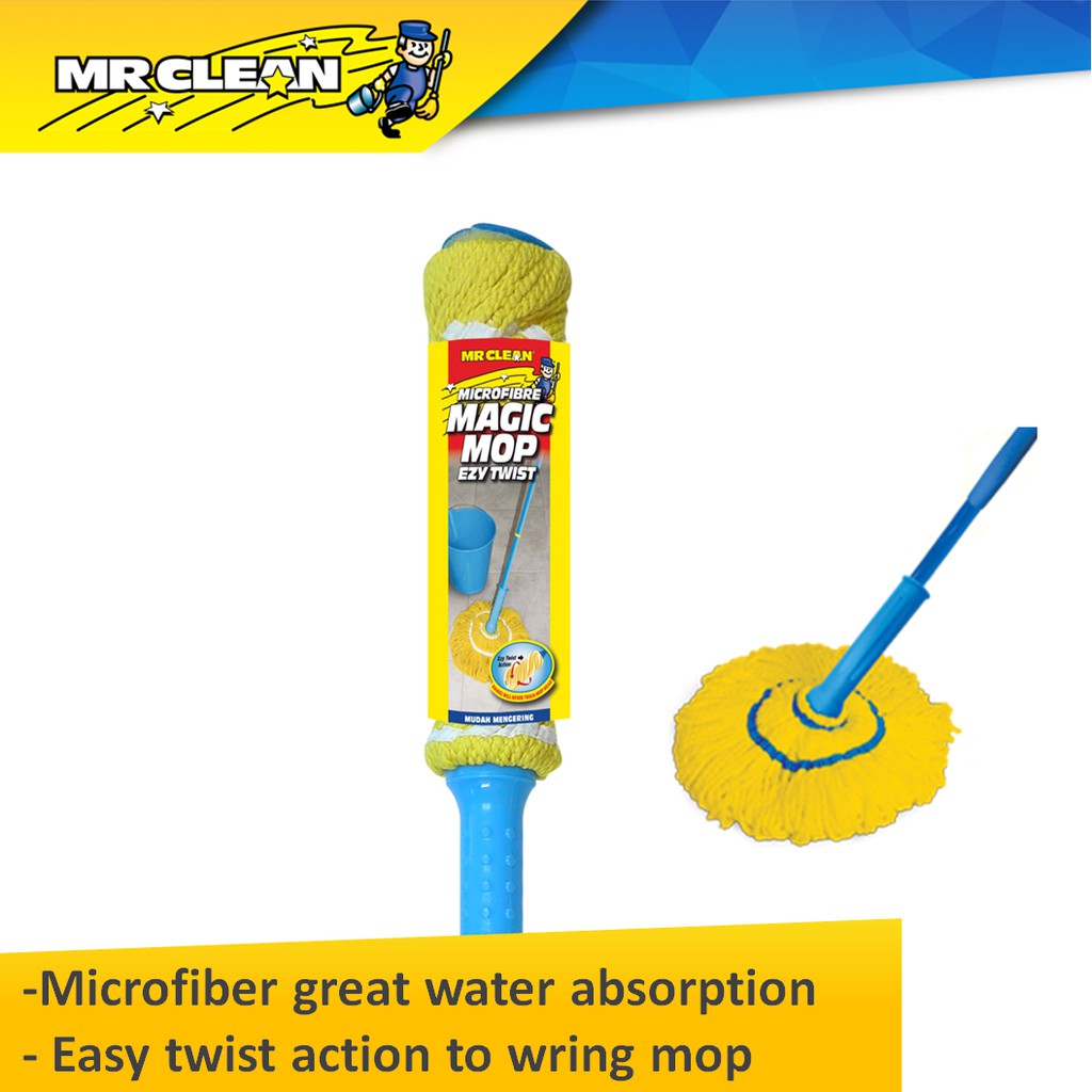 Mr Clean Microfiber Mop H 22 Shopee Philippines