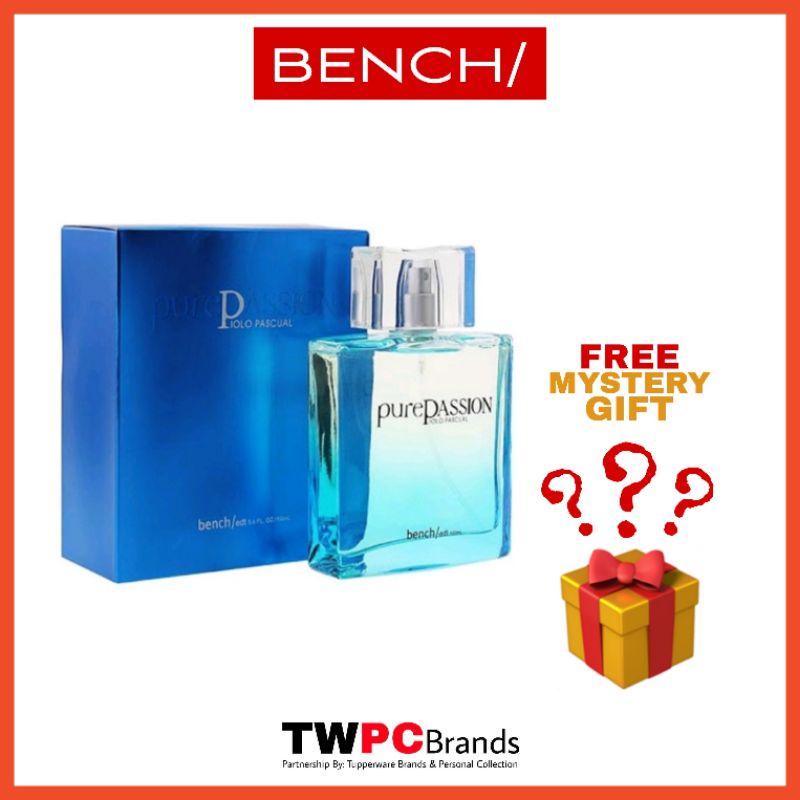 BENCH Pure Passion EDT 100ml Piolo Pascual Collection Shopee