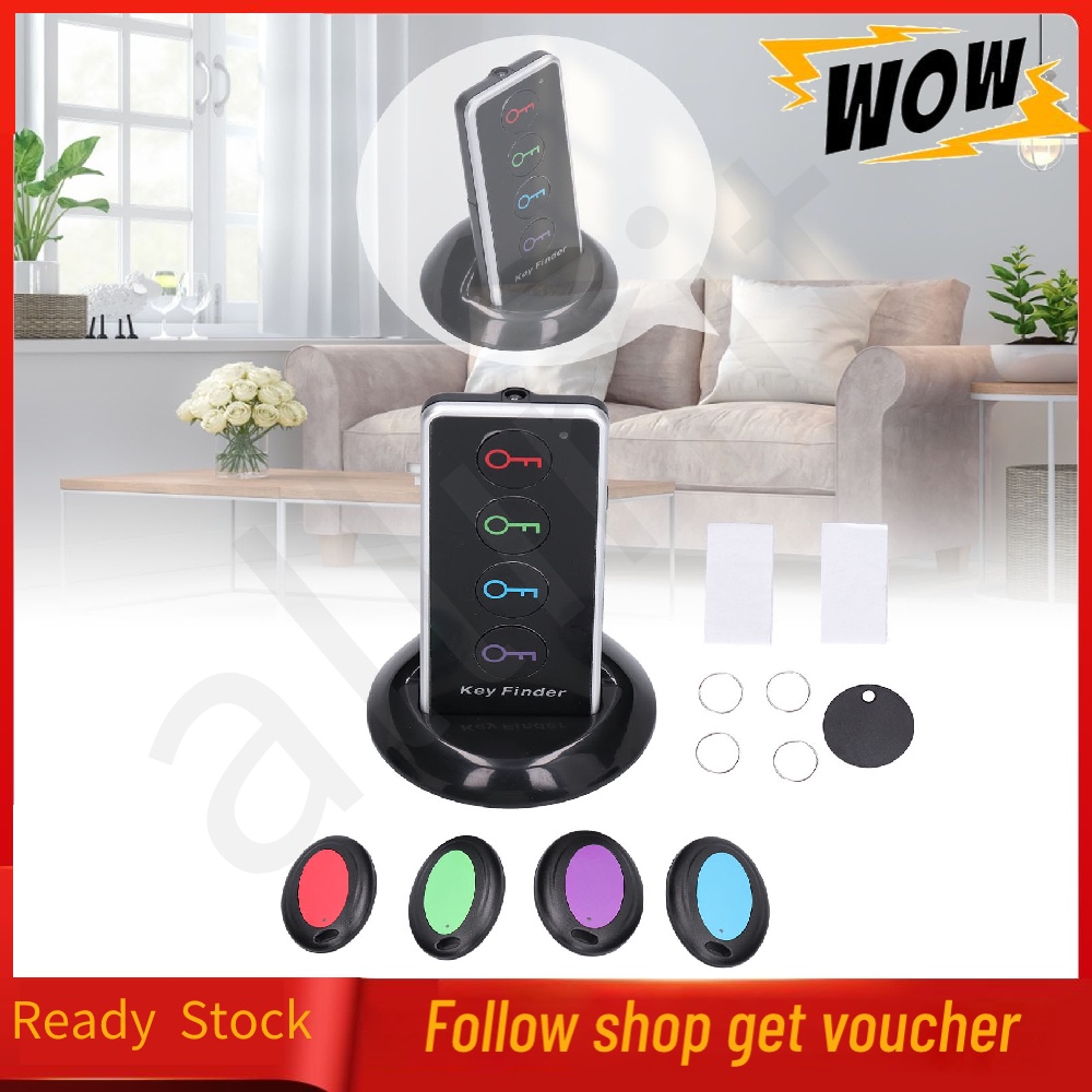【Ready Stock】Key Finder Item Locator Battery Powered Portable Remote ...