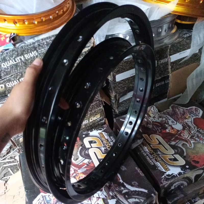 Rim 1.60-19 or 1.85-16 or 1set (SPD Rims) 28 holes / 1set / black ...