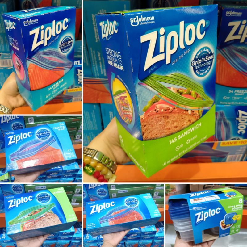 SC Johnson Ziploc Slider Bags & Compartment Food Container Lid
