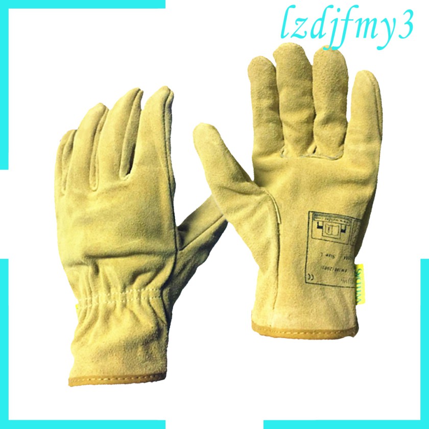 Heatproof Tig Welders Gauntlet Gloves Gloves Yellow | Shopee Philippines