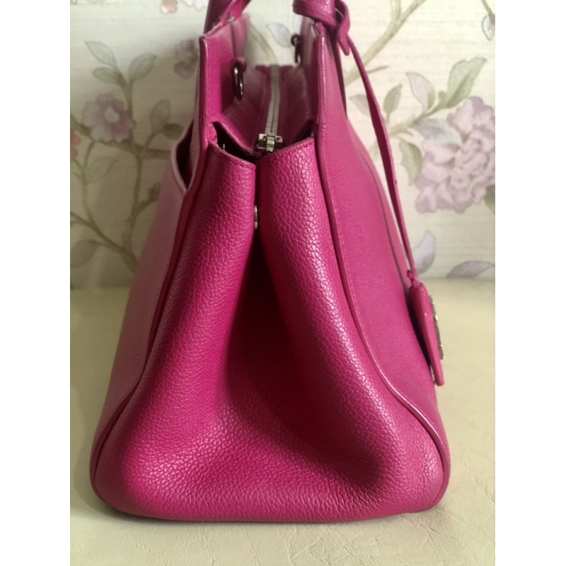 Saint Laurent Small Cabas Rive Gauche Tote Bag in Pink Leather ref.893580 -  Joli Closet