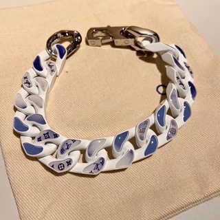 Louis Vuitton Chain Bracelet Cloud Blue in Metal with Silver-tone - CN