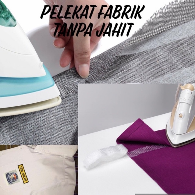 Ikea (10m) Fabric Adhesive Tape SY Fusible Tape Hemming Tape Curtain