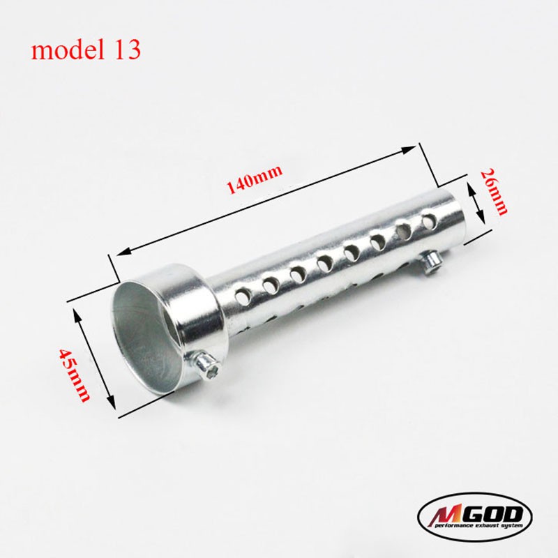 35mm 42mm 45mm 48mm 60mm Universal Motorcycle Exhaust Pipe