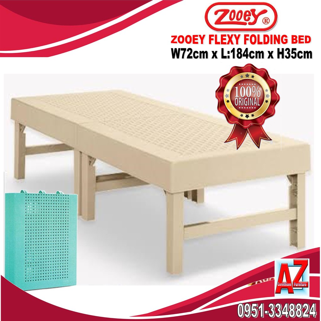 Zooey Foldable Flexy Folding Bed100 Original Shopee Philippines