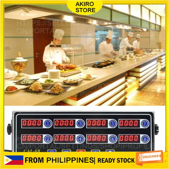 Hi 3 Stage Reminder 8 Channel Digital Timer CAL-8B Shaking TimingV ...