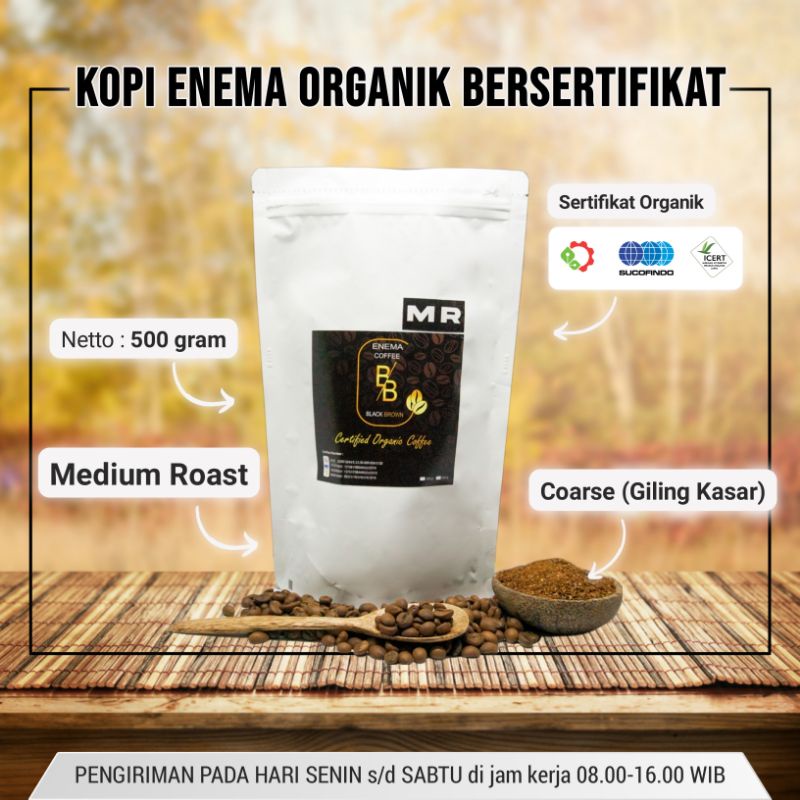 Mr Medium Roast Coffee Enema 500gr Organic Certificate BB Enema Coffee ...