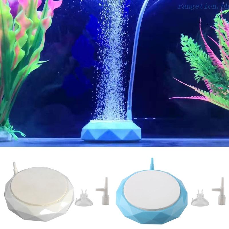 RAN Aquarium Air Stone Kit Fish for Tank Bubbler Disc Set for
