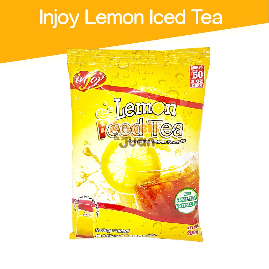 Injoy Concentrated Juice Powder Lemon Iced Tea Palamig 200g w/ Intense ...
