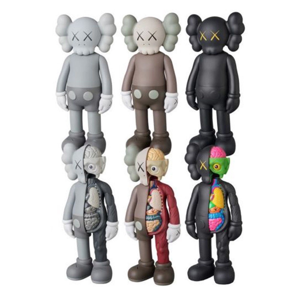 20cm With Box KAWS COMPANION Flayed Open Dissected BFF 8" PVC Figures