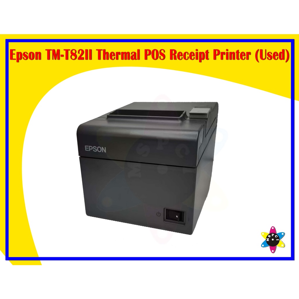 Epson Tm T82ii Thermal Pos Receipt Printer Used Shopee Philippines 3569