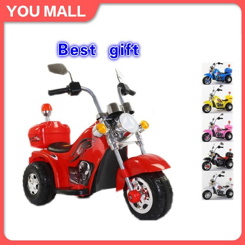 Ready Stock】✘ஐ✲Children's Rechargeable Electric Motorcycle