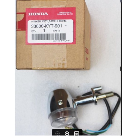ORIGINAL HONDA WINKER ASSY REAR (SIGNAL LIGHT) FOR SCOOPY - CHROME ...