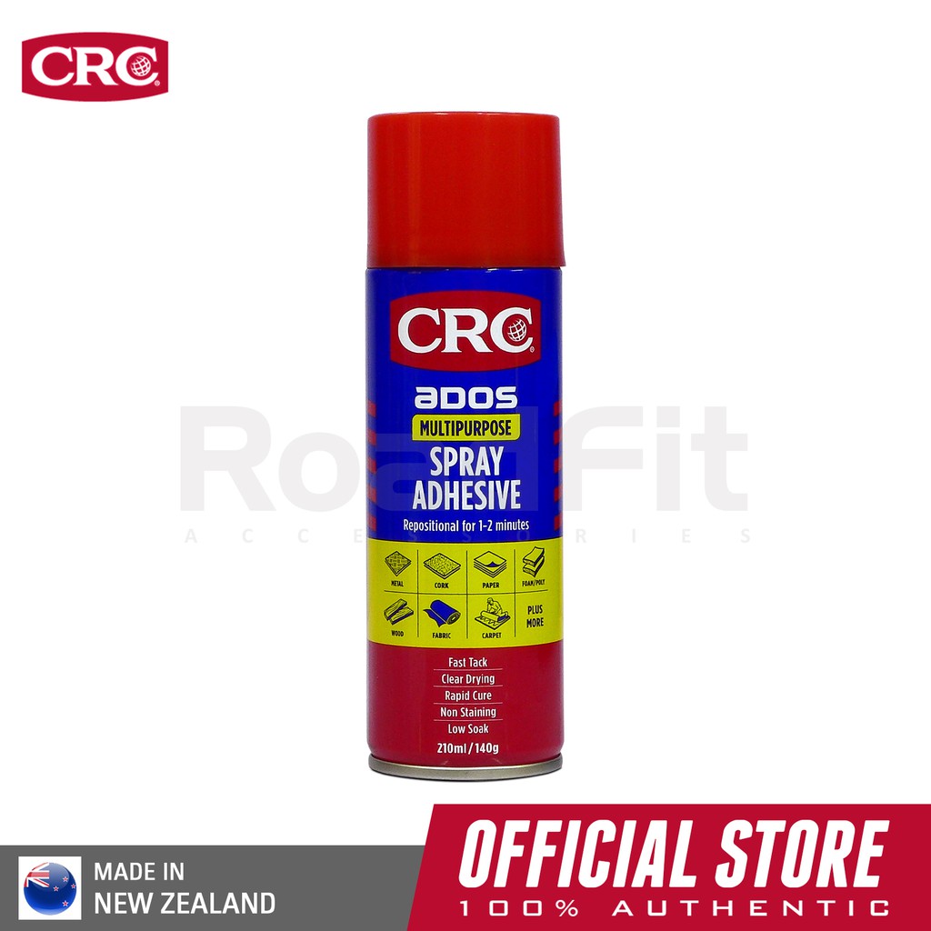 CRC ADOS High-Performance Multi-Purpose Spray Glue Adhesive 210ml, 1 ...