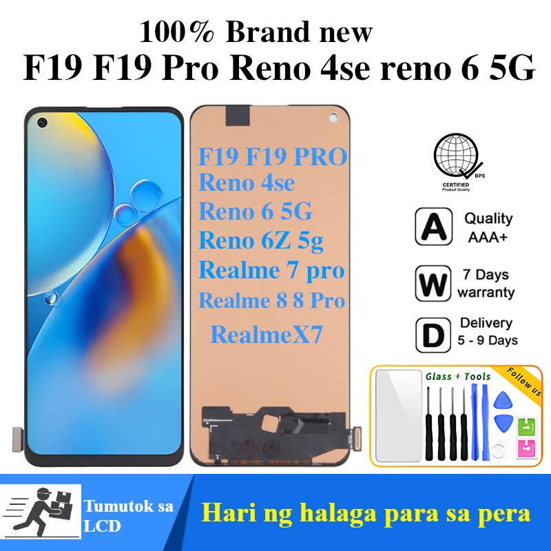 For OPPO F19 F19 Pro Reno 4se reno 6 5G reno 6Z 5g Realme 7 Pro realme ...
