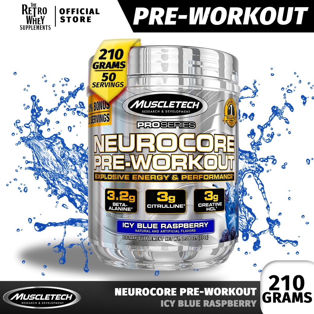 Muscletech Neurocore Pre-Workout 50 servings | Shopee Philippines