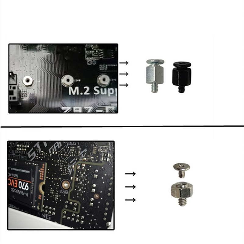 RR for m.2 Screws Kit,PCIe NVMe for M.2 SSD Mounting Screws ，Multi ...