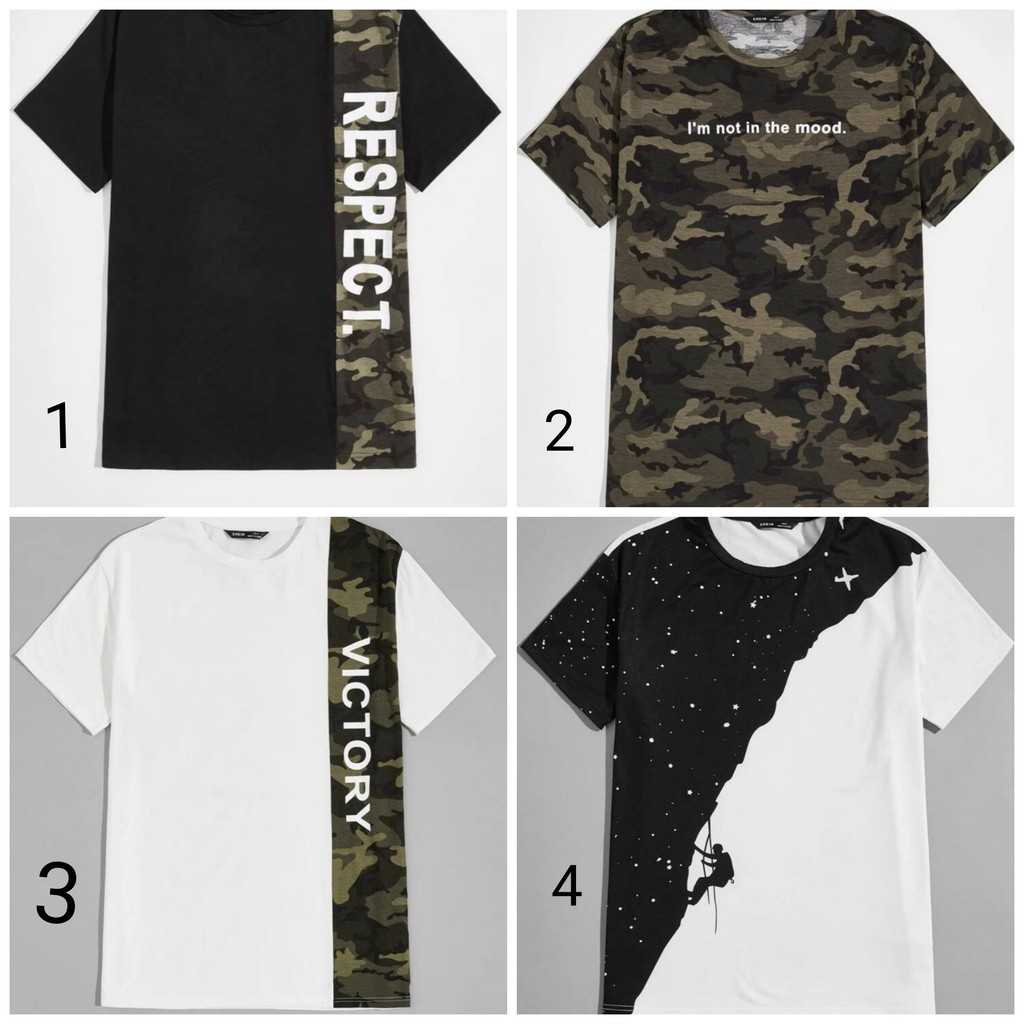 Shein t shirts store mens