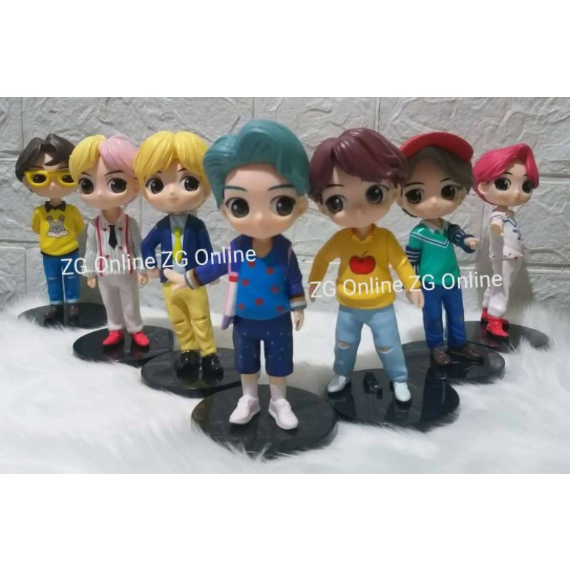 BTS QPosket (NO BOX) KPOP Action Figure Collection Cake Topper Decor RM ...