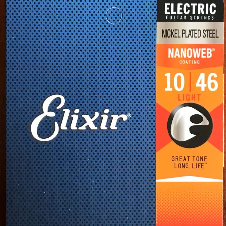 Elixir nanoweb COATING Original Electric Guitar String . 10-46 Electric ...