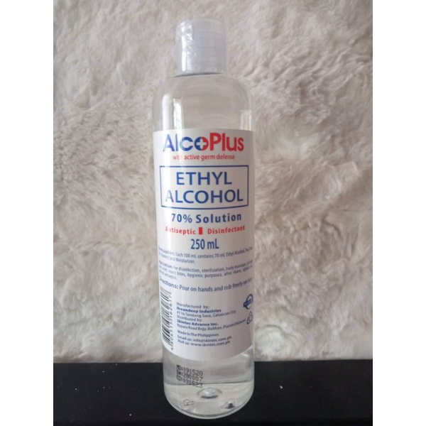 Alcoplus Ethyl Alcohol 70% Solution 250ml | Shopee Philippines